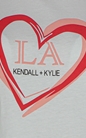Kendall&Kylie-Tricou oversize cu imprimeu grafic K&K
